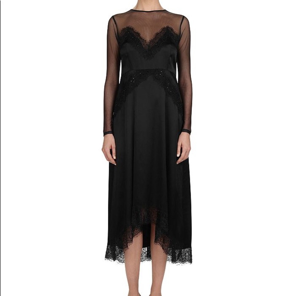 women’s silk midi dress